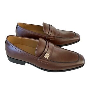 New: Calvin Klein Obexx Apron Toe Brown Slip on Loafer (Men) size 7.5